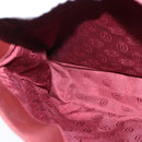 CARTIER Must Line Shoulder Bag Leather Bordeaux Gold Auth bs30238-18