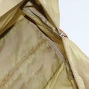 PRADA Boston Bag Nylon Beige Silver Auth bs30240-19