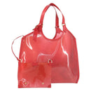 LOUIS VUITTON Epi Plage Via Hand Bag Vinyl Red Grenadine M92152 LV Auth bs30243-1