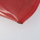 LOUIS VUITTON Epi Plage Via Hand Bag Vinyl Red Grenadine M92152 LV Auth bs30243-9
