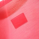 LOUIS VUITTON Epi Plage Via Hand Bag Vinyl Red Grenadine M92152 LV Auth bs30243-17