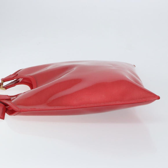 LOUIS VUITTON Epi Plage Via Hand Bag Vinyl Red Grenadine M92152 LV Auth bs30243