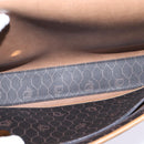 Christian Dior Honeycomb Canvas Bag PVC 2way Black Brown gold Auth bs30244-11