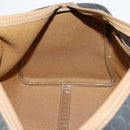 Christian Dior Honeycomb Canvas Boston Bag PVC Black Gold Auth bs30245-19