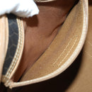 Christian Dior Honeycomb Canvas Boston Bag PVC Black Gold Auth bs30245-12