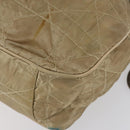 Christian Dior Canage Shoulder Bag Nylon Beige Auth bs30247-15