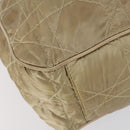 Christian Dior Canage Shoulder Bag Nylon Beige Auth bs30247-16