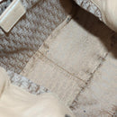 Christian Dior Canage Shoulder Bag Nylon Beige Auth bs30247-11