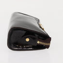 LOUIS VUITTON Monogram Vernis Trousse Pouch Amarante M93565 LV Auth bs30248-3