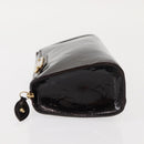 LOUIS VUITTON Monogram Vernis Trousse Pouch Amarante M93565 LV Auth bs30248-4