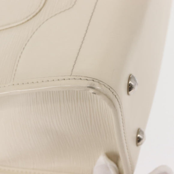 LOUIS VUITTON Epi Madeleine GM Hand Bag White M5934J LV Auth bs30249