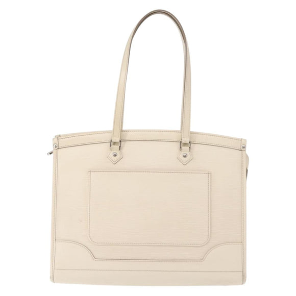 LOUIS VUITTON Epi Madeleine GM Hand Bag White M5934J LV Auth bs30249
