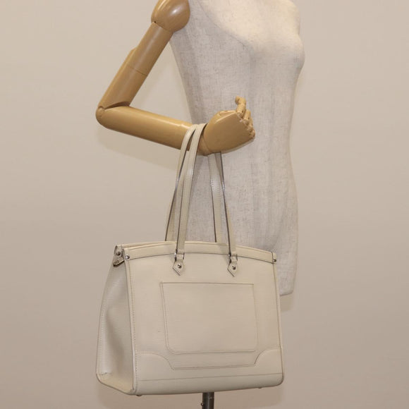 LOUIS VUITTON Epi Madeleine GM Hand Bag White M5934J LV Auth bs30249