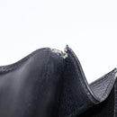 HERMES Sac Adepeche Shoulder Bag Leather Black Gold Auth bs30251-12