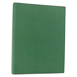 HERMES Note Planner Leather Green Auth bs30254