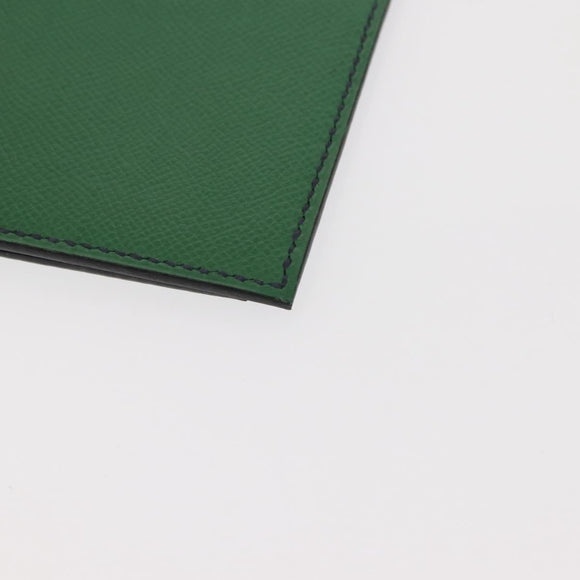 HERMES Note Planner Leather Green Auth bs30254