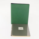 HERMES Note Planner Leather Green Auth bs30254-12