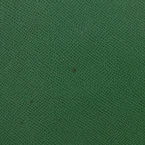 HERMES Note Planner Leather Green Auth bs30254