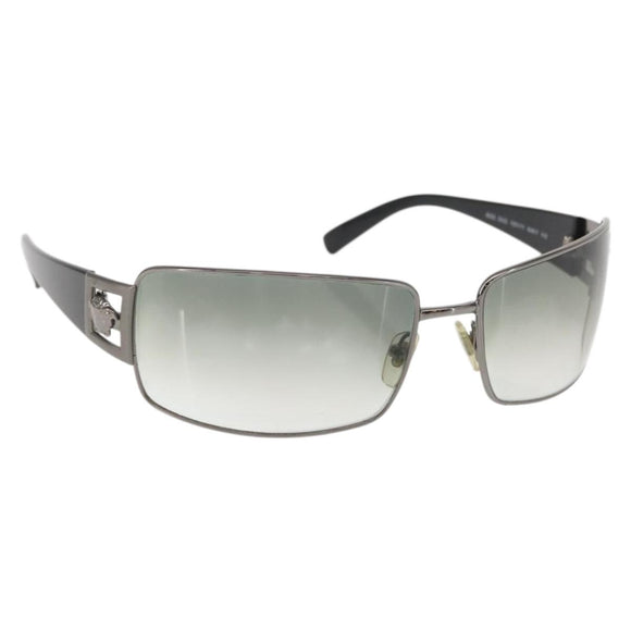 VERSACE Medusa Sunglasses Plastic Black Auth bs30255