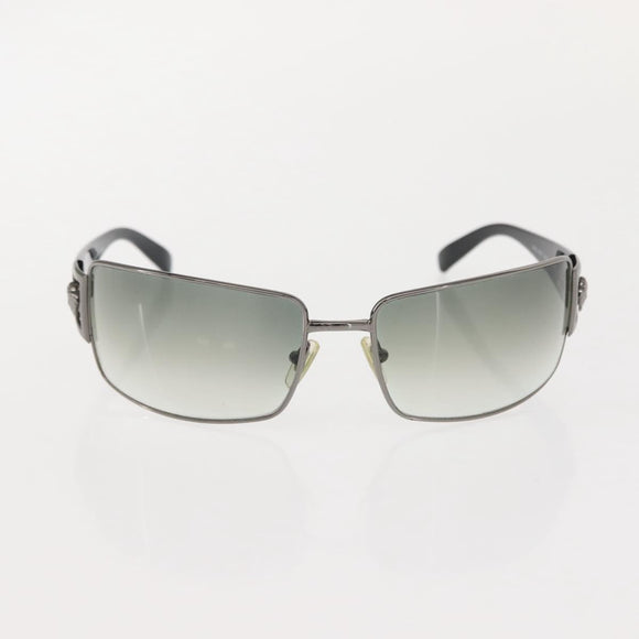 VERSACE Medusa Sunglasses Plastic Black Auth bs30255
