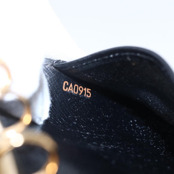 LOUIS VUITTON Epi Agenda PM Day Planner Cover Black R20092 LV Auth bs30258