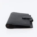 LOUIS VUITTON Epi Agenda PM Day Planner Cover Black R20092 LV Auth bs30258-6