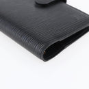 LOUIS VUITTON Epi Agenda PM Day Planner Cover Black R20092 LV Auth bs30258-7