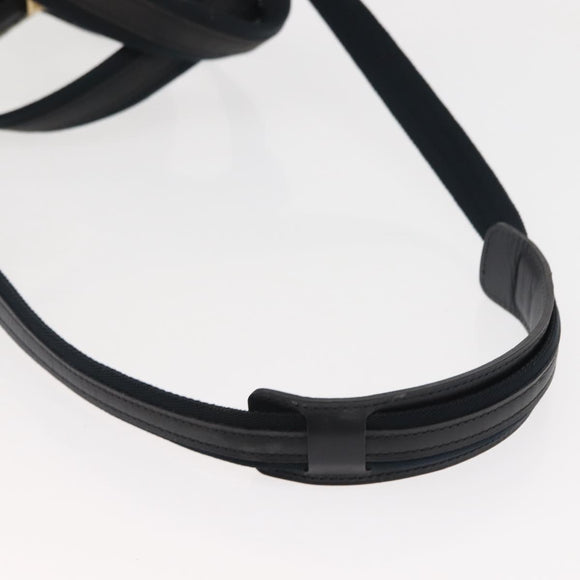 LOUIS VUITTON Monogram Mini Josephine GM Hand Bag Navy M92211 LV Auth bs30259