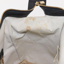 LOUIS VUITTON Monogram Mini Josephine GM Hand Bag Navy M92211 LV Auth bs30259-21