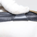 LOUIS VUITTON Monogram Mini Josephine GM Hand Bag Navy M92211 LV Auth bs30259-12