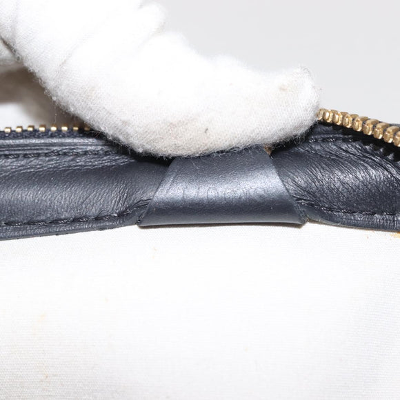 LOUIS VUITTON Monogram Mini Josephine GM Hand Bag Navy M92211 LV Auth bs30259