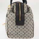 LOUIS VUITTON Monogram Mini Josephine GM Hand Bag Navy M92211 LV Auth bs30259-4