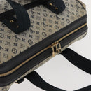 LOUIS VUITTON Monogram Mini Josephine GM Hand Bag Navy M92211 LV Auth bs30259-6