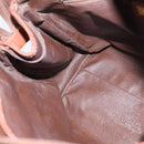 Burberrys Nova Check Hand Bag PVC 2way Beige Gold Auth bs30261-21