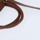 Burberrys Nova Check Hand Bag PVC 2way Beige Gold Auth bs30261-7