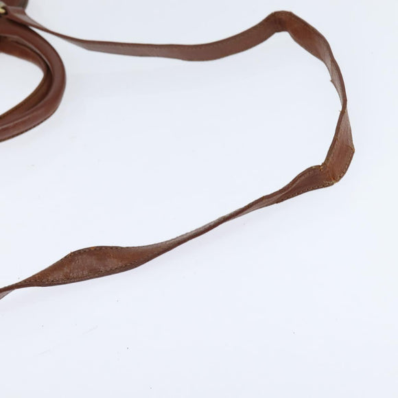 Burberrys Nova Check Hand Bag PVC 2way Beige Gold Auth bs30261