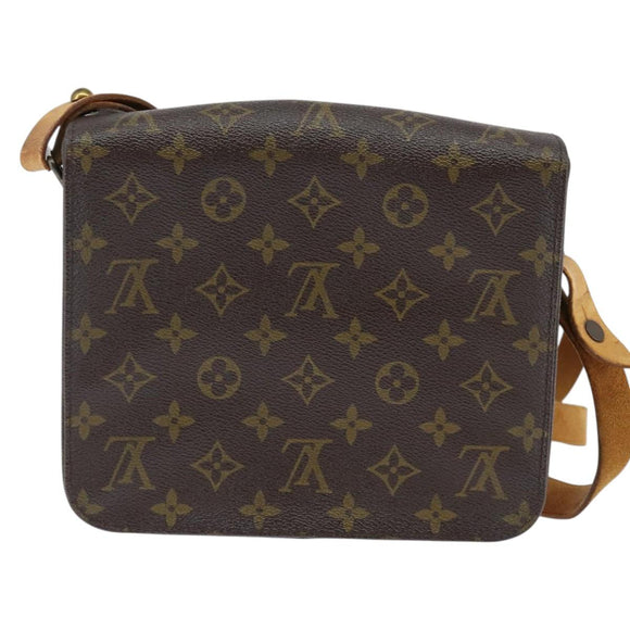 LOUIS VUITTON Monogram Cartouchiere MM Shoulder Bag M51253 LV Auth bs30263