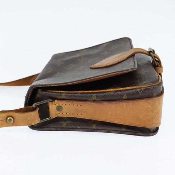 LOUIS VUITTON Monogram Cartouchiere MM Shoulder Bag M51253 LV Auth bs30263