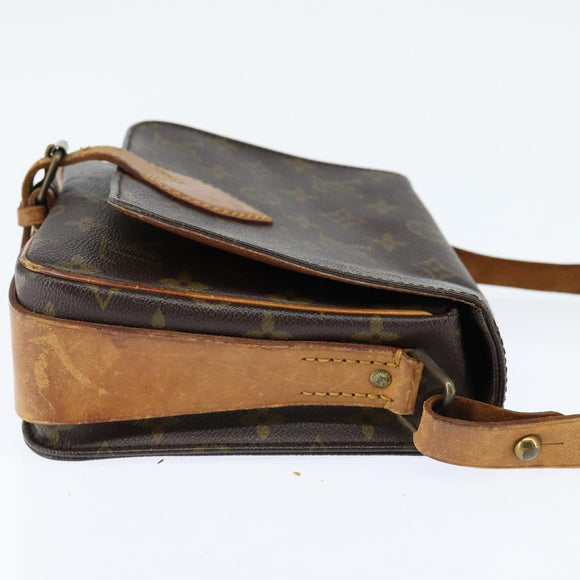 LOUIS VUITTON Monogram Cartouchiere MM Shoulder Bag M51253 LV Auth bs30263