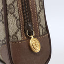 GUCCI GG Supreme Clutch Bag PVC Beige Gold 014 58 6094 Auth bs30264-8