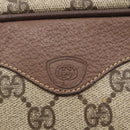 GUCCI GG Supreme Clutch Bag PVC Beige Gold 014 58 6094 Auth bs30264-17