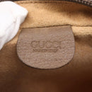 GUCCI GG Supreme Clutch Bag PVC Beige Gold 014 58 6094 Auth bs30264-9