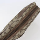 GUCCI GG Supreme Clutch Bag PVC Beige Gold 014 58 6094 Auth bs30264-5