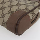 GUCCI GG Supreme Clutch Bag PVC Beige Gold 014 58 6094 Auth bs30264-14