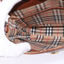 Burberrys Nova Check Shoulder Bag Leather Brown Gold Auth bs30266-18