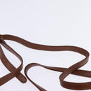 Burberrys Nova Check Shoulder Bag Leather Brown Gold Auth bs30266-8