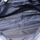 Christian Dior Trotter Canvas Shoulder Bag Black Silver Auth bs30270-11