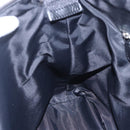 Christian Dior Trotter Canvas Shoulder Bag Black Silver Auth bs30270-19