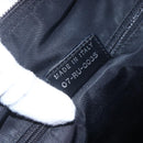 Christian Dior Trotter Canvas Schoudertas Zwart Zilver Auth bs30270-12