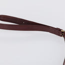 CARTIER Must Line Shoulder Bag Leather 2 Set Bordeaux Auth bs30274-14